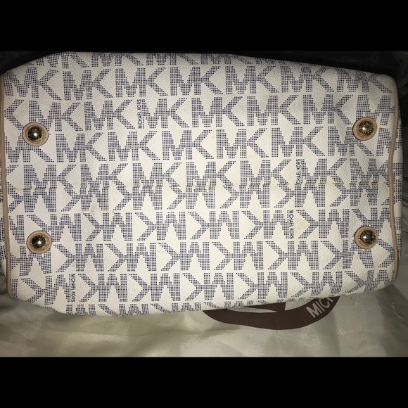 Michael Kors Large white and navy Grayson - Picture 2 of 10